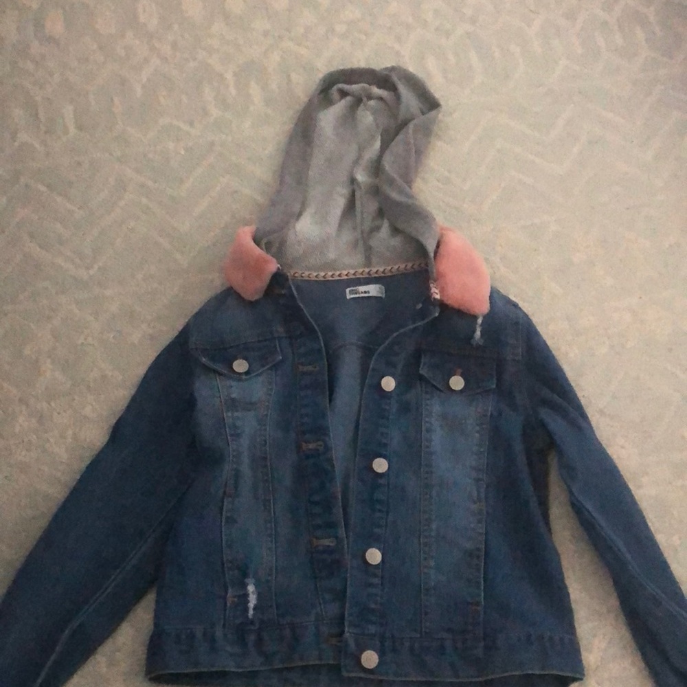 Hooded Denim Jacket